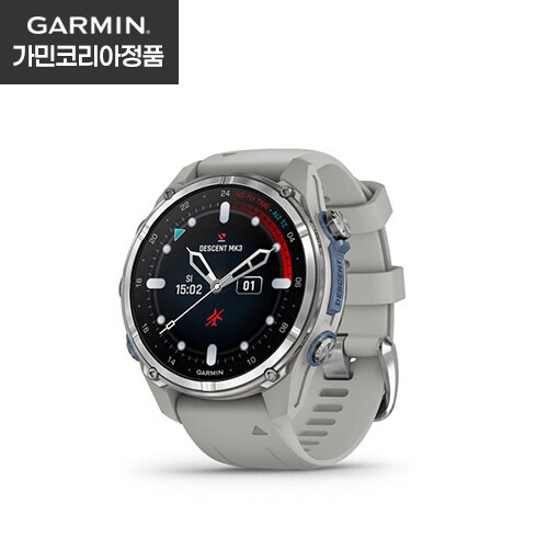 물이좋다,★퀵핏밴드증정 [가민/GARMIN] Descent Mk3 43mm (디센트 MK3 43mm) 포그 그레이 실리콘 밴드
