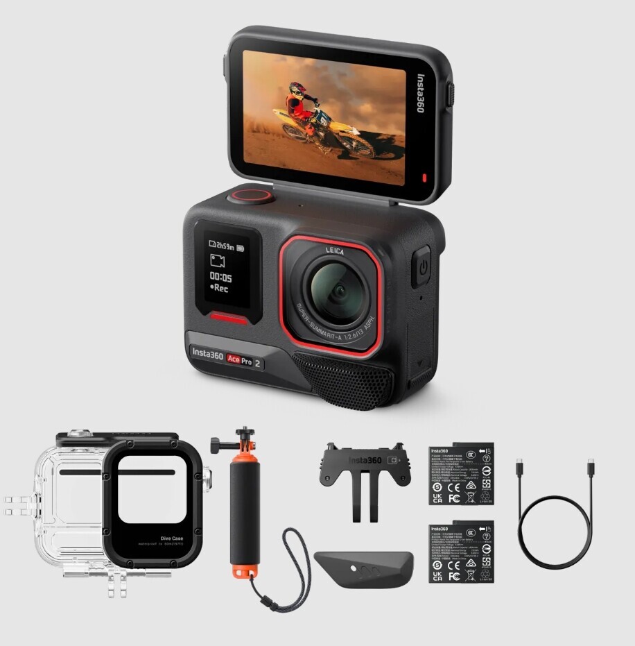 물이좋다,[인스타360/Insta360] 인스타360 Ace Pro2 듀얼 배터리 다이브 번들